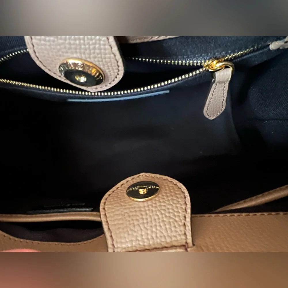 New Burberry Banner Small Tote House Check Derby Shoulder Crossbody Bag - Picture 9 of 13